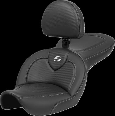 Sadel Saddlemen Roadsofa Reach Sofa kolfiber med ryggstöd Dyna 96-03