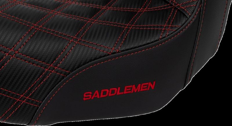 Sadel handtag Saddlemen SDC Dyna 06-17 röd