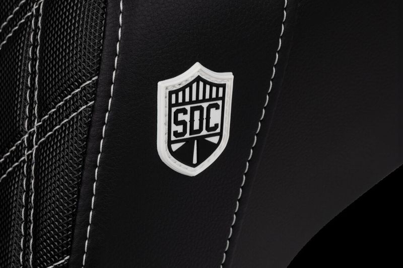 Sadel handtag Saddlemen SDC Dyna 06-17 vit