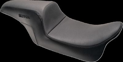 Sadel Slyfox Drifter slät vinyl Dyna 06-17 svart