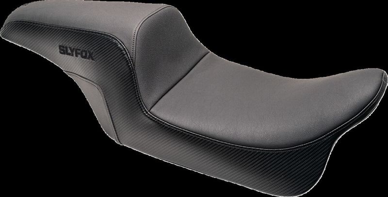 Sadel Slyfox Drifter slät vinyl Dyna 06-17 svart