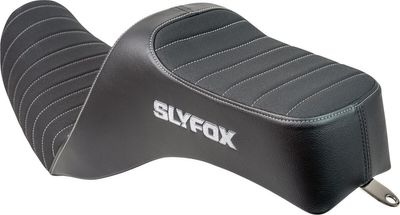 Sadel Slyfox Noon vinyl grå silver Dyna 12-16