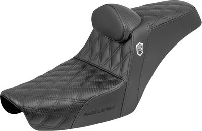 Sadlar Saddlemen Gripper Step-Up svart Dyna 96-03 SC89604DB0