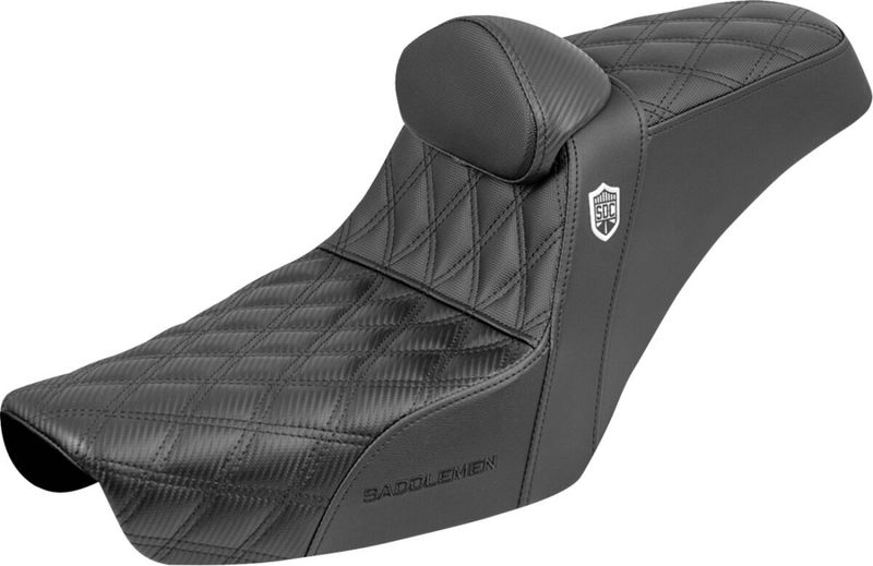 Sadlar Saddlemen Gripper Step-Up svart Dyna 96-03 SC89604DB0