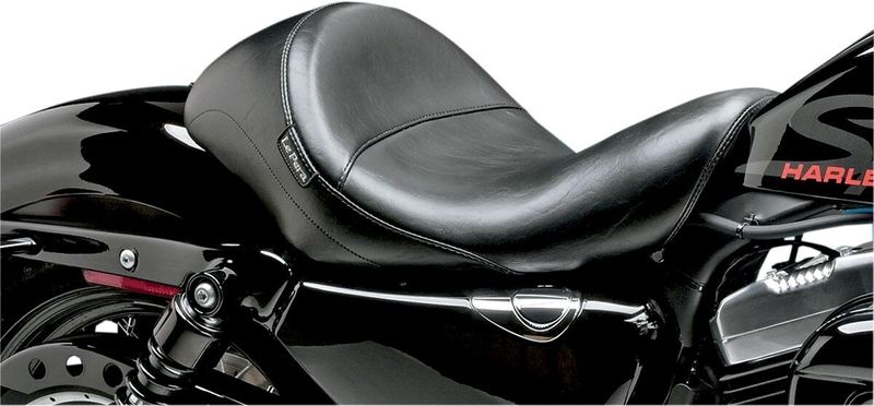 Solosadel Le Pera Aviator svart slät XL Sportster 04-22 LFK-316