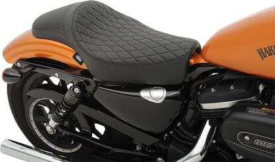 Solosadel Drag Specialties Reach Predator förlängd diamond svart Sportster 04-22