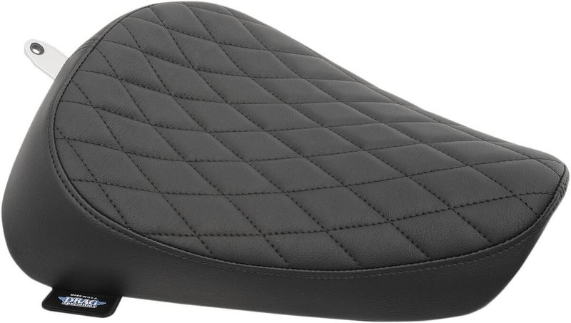 Sadel fram Drag Specialties vinyl diamond svart Sportster 82-03