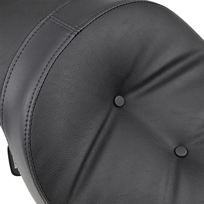 Sadel Drag Specialties Low-Profile 2 Pillow dubbel vinyl svart Sportster 82-03