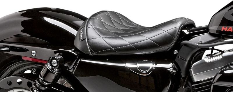 Solosadel Le Pera Bare Bones diamond XL Sportster with 3.3 & 4.5
