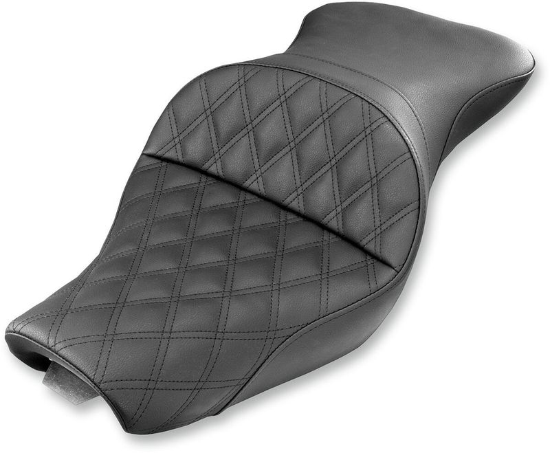 Sadel Saddlemen Explorer Lattice Saddlegel 4.5 vinyl svart Sportster 04-22