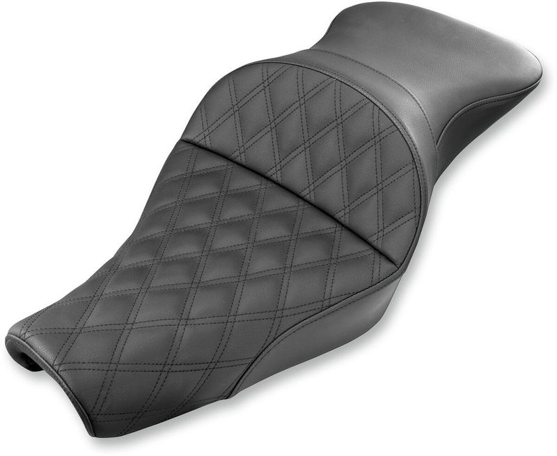 Sadel Saddlemen Explorer Lattice Saddlegel 3.3 vinyl svart Sportster 04-22