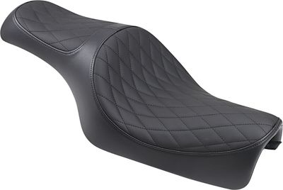 Sadel Drag Specialties Caballero 2 vinyl diamond svart Sportster 04-22