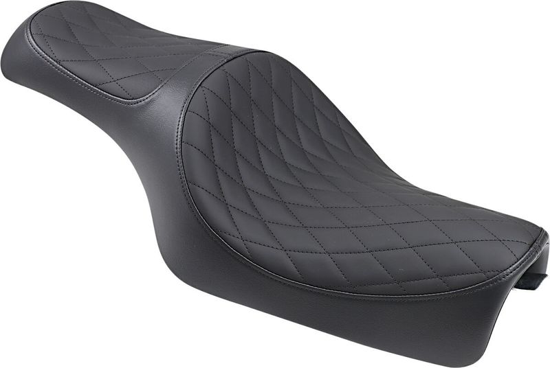 Sadel Drag Specialties Caballero 2 vinyl diamond svart Sportster 04-22