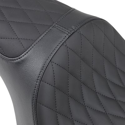 Sadel Drag Specialties Caballero 2 vinyl diamond svart Sportster 04-22