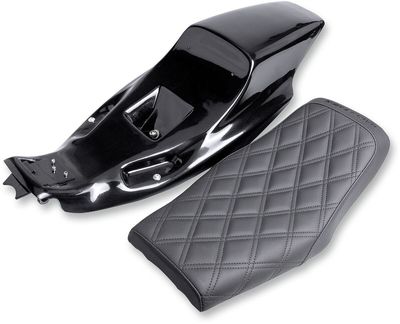Sadel bakdel Saddlemen vinyl svart Sportster 04-22 Z4281