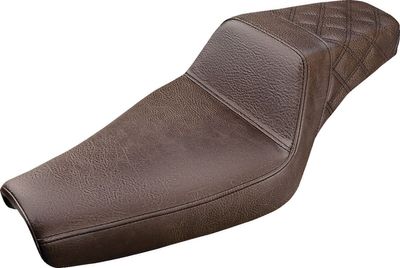 Sadel Saddlemen Step-Up Saddlehyde 3.3 brun bak Sportster 04-22