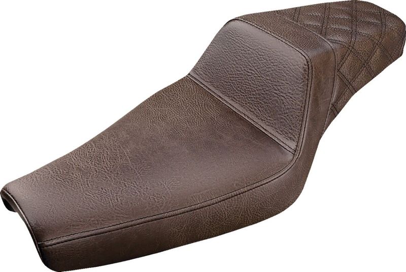 Sadel Saddlemen Step-Up Saddlehyde 3.3 brun bak Sportster 04-22