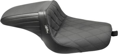 Sadel LePera Kickflip DMGP svart vinyl XL Sportster 10-22