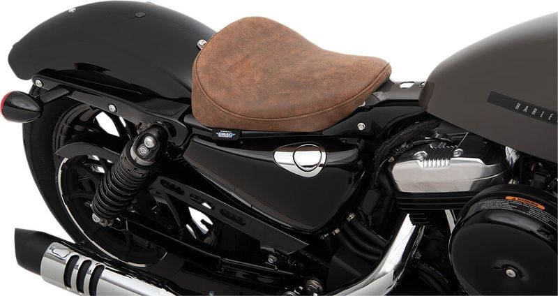Solosadel Drag Specialties Leathr brun Sportster 10-22
