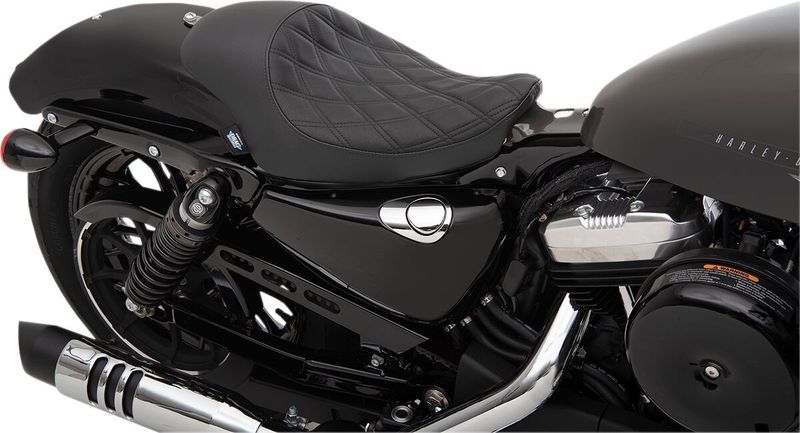 Solosadel Drag Specialties 3/4 dubbel diamond Sportster 04-22 0804-0744