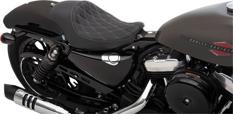 Solosadel Drag Specialties 3/4 dubbel diamond Sportster 04-22 0804-0745