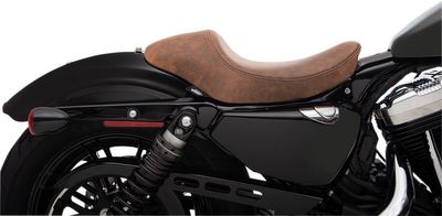 Solosadel Drag Specialties 3/4 brun läder Sportster 04-22