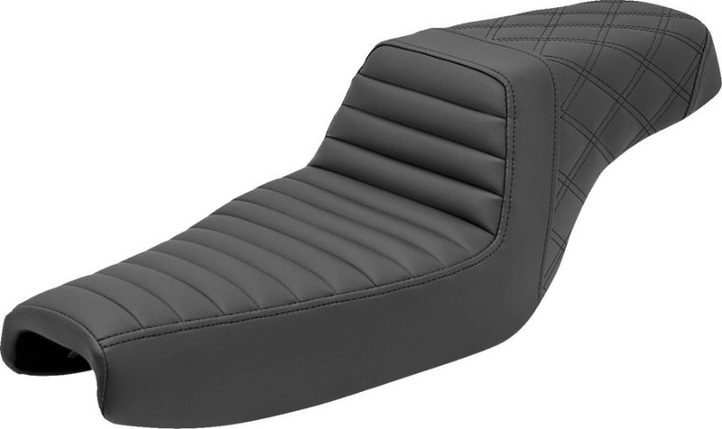 Sadel Saddlemen Step-Up svart Sportster 04-22 807-11-176
