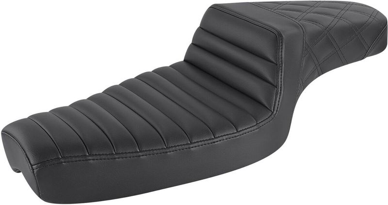 Sadel Saddlemen Step-Up Sportster 79-03 svart