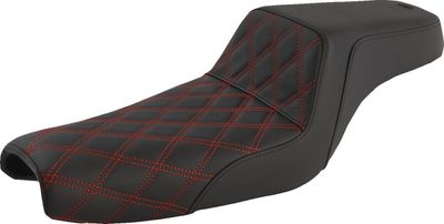 Sadel Saddlemen Step-Up röd Sportster 04-22