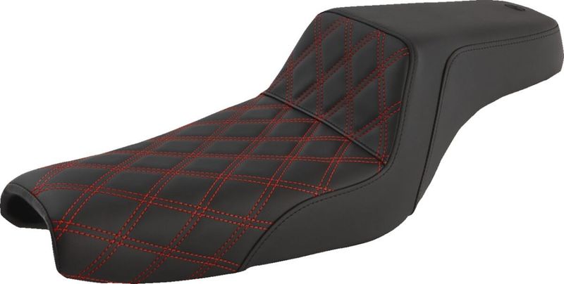 Sadel Saddlemen Step-Up röd Sportster 04-22