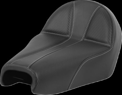 Solosadel Saddlemen Dominator 4.5G med ryggstöd silver H-D 04-22