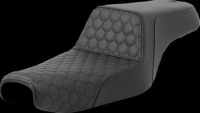 Sadel Saddlemen Honeycomb Step-Up H-D 04-22 svart