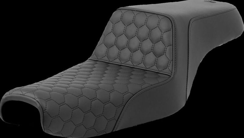 Sadel Saddlemen Honeycomb Step-Up H-D 04-22 svart