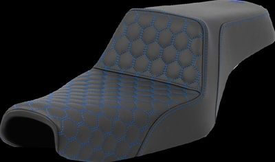 Sadel Saddlemen Honeycomb Step-Up Sportster 04-22 blå