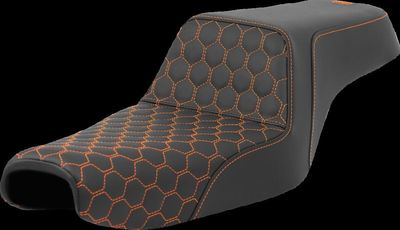 Sadel Saddlemen Honeycomb Step-Up Sportster 04-22 orange