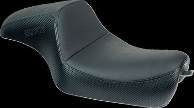 Sadel Slyfox Drifter vinyl slät Sportster 04-22 svart