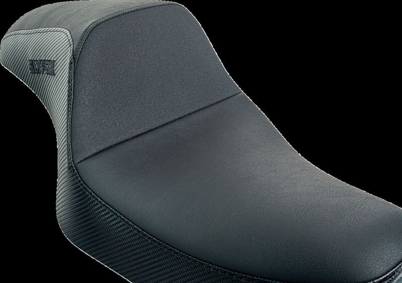 Sadel Slyfox Drifter vinyl slät Sportster 04-22 svart