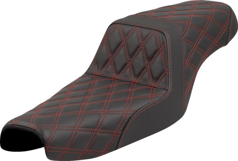 Sadel Saddlemen Lattice Step-Up Sportster 04-22 röd