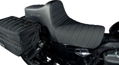 Sadel Slyfox Noon vinyl Sportster 04-22 svart