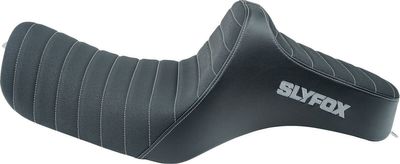 Sadel Slyfox Noon vinyl Sportster 04-22 silver