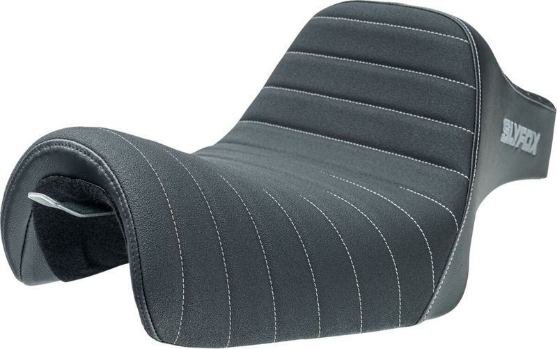 Sadel Slyfox Noon vinyl Sportster 04-22 silver