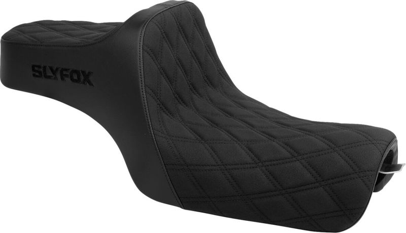 Sadel Slyfox Noon dubbel diamond Sportster 04-22 svart