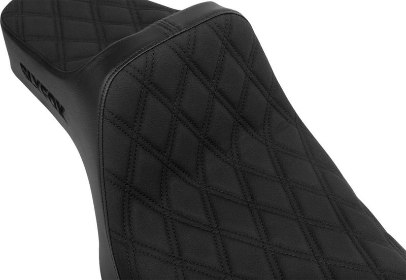 Sadel Slyfox Noon dubbel diamond Sportster 04-22 svart