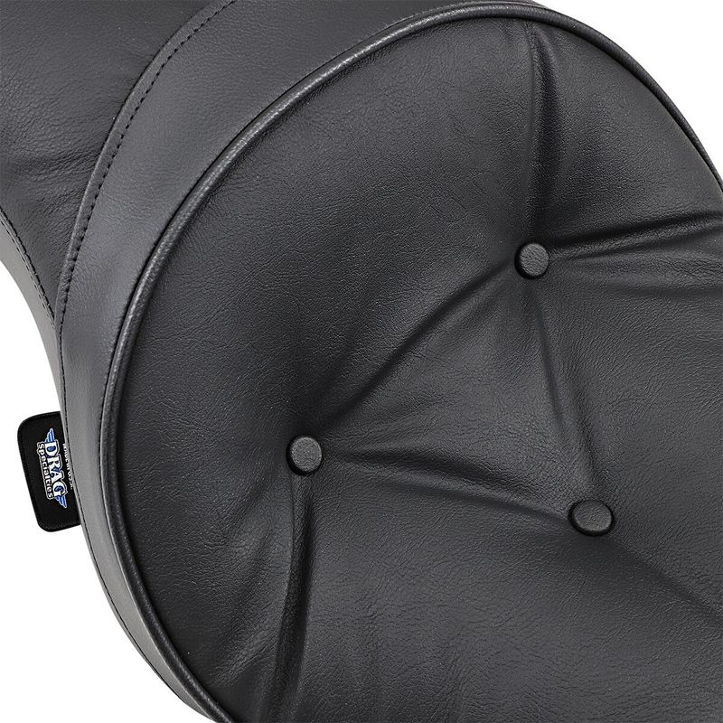 Touringsadel Drag Specialties Low-Profile Pillow vinyl svart Sportster 04-22