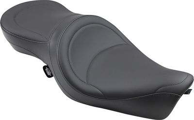 Touringsadel Drag Specialties Low-Profile bred vinyl svart Sportster 04-22