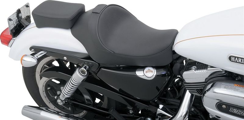Solosadel Drag Specialties vinyl svart dubbel diamond Sportster 04-22