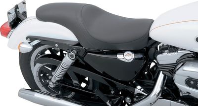 Sadel Drag Specialties Predator vinyl svart slät Sportster 04-22