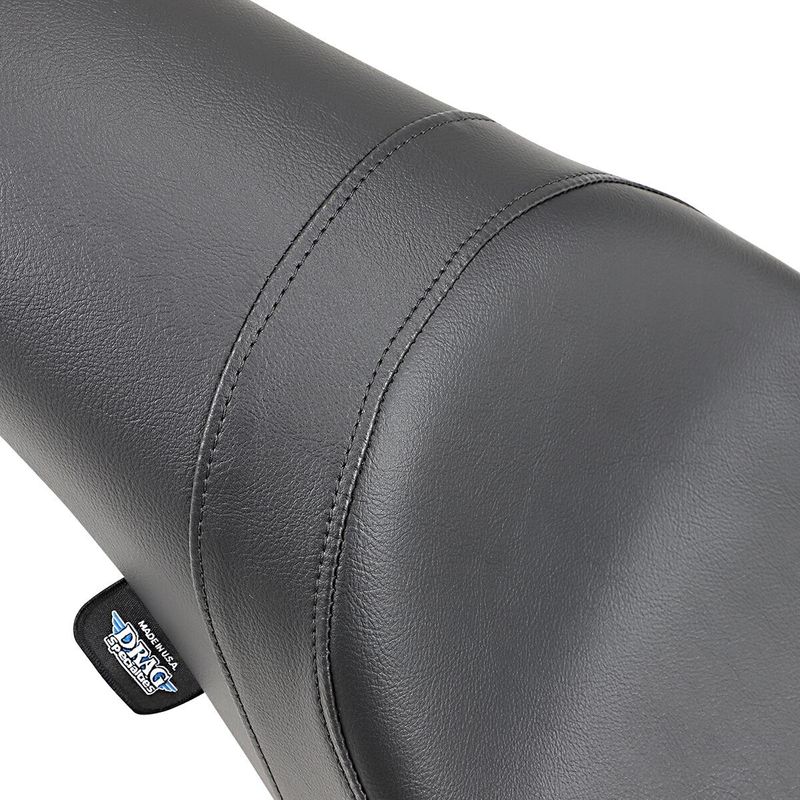 Sadel Drag Specialties Predator vinyl svart slät H-D 58-84