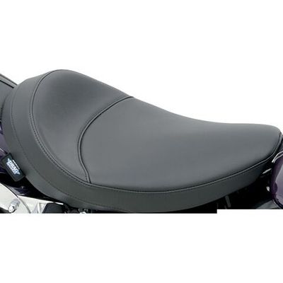 Solosadel Drag Specialties bred vinyl svart slät H-D 58-84