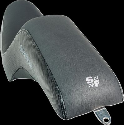 Sadel Slyfox Drifter slät vinyl FXR 82-94 grå/svart